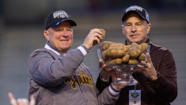 Craig Bohl after winning the Potato Bowl.